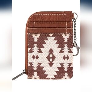 💥Price Drop Sale💥Wrangler Boho Aztec Card Holder - Light Coffee (New/Unused)